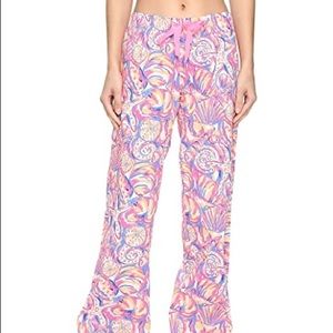 Lilly Pulitzer Pajama Pants in Shell of a Time